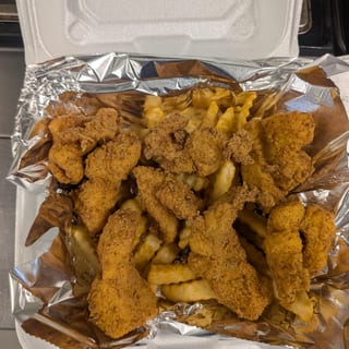 Fried Catfish Nuggets